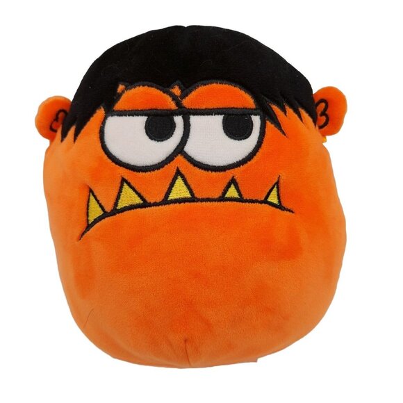 Ryan's World Squishmallow Moe the Monster 7” Orange Black Plush - Picture 1 of 7